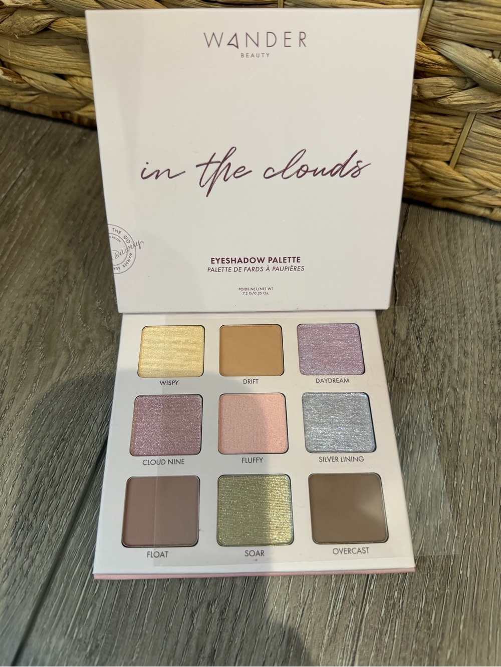 Wander Beauty "In the Clouds" Eyeshadow Palette - Soft Pinks, Golds & Neutrals-